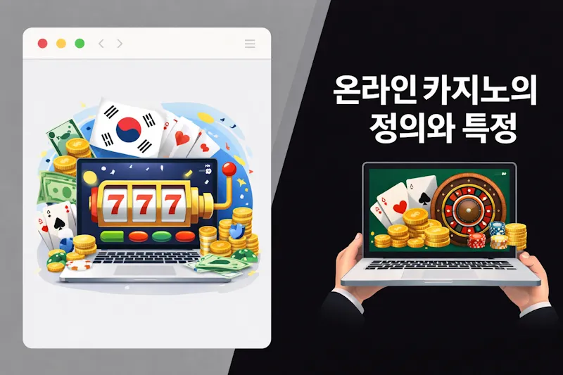 온라인 카지노의 정의와 특징