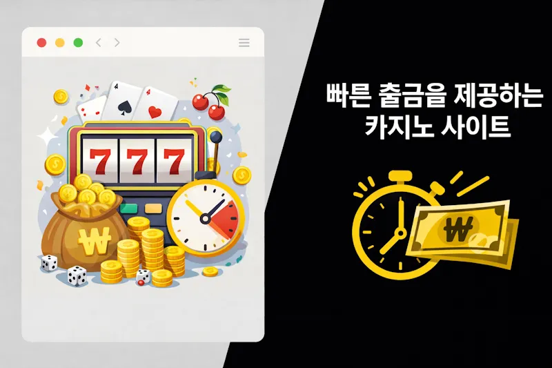 빠른 출금을 제공하는 카지노 사이트