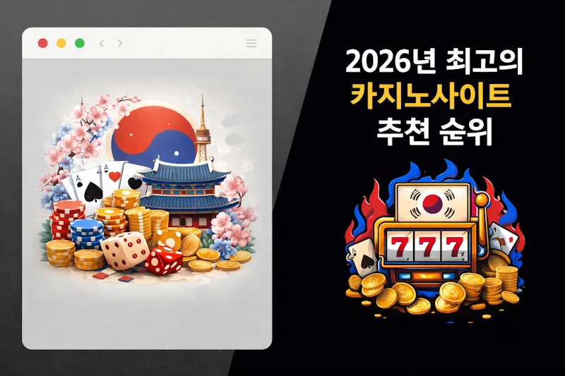 2026년 최고의 카지노사이트 추천 순위