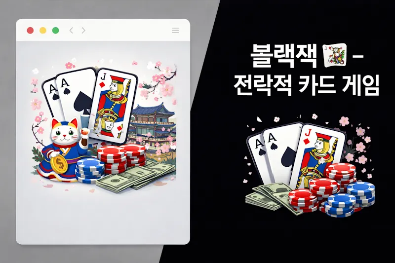 블랙잭 🃏 – 전략적 카드 게임