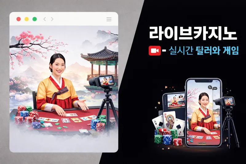 라이브카지노 🎥 – 실시간 딜러와 게임