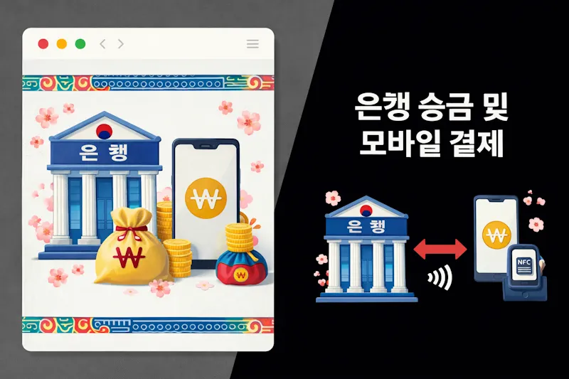 은행 송금 및 모바일 결제 💰