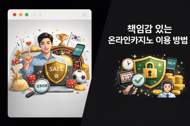 책임감 있는 온라인카지노 이용 방법