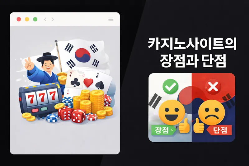 카지노사이트의 장점과 단점